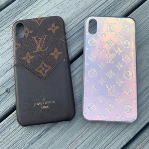 2 not authentic Louis Vuitton IPhone XS Max cases
